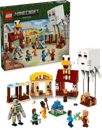LEGO® Minecraft® 21273 A szellemléghajó és falutámadás