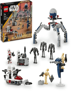 LEGO® Star Wars™ 75372 Klónkatona™ és harci droid™ harci csomag 2 LEGO® Star Wars™ 75372 Klonkatona™ es harci droid™ harci csomag LEGO® Star Wars™ 75372 Klónkatona™ és harci droid™ harci csomag LEGO® Star Wars™ 75372 Klónkatona™ és harci droid™ harci csomag