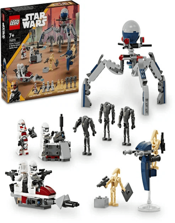 LEGO® Star Wars™ 75372 Klónkatona™ és harci droid™ harci csomag LEGO® Star Wars™ 75372 Klonkatona™ es harci droid™ harci csomag LEGO® Star Wars™ 75372 Klónkatona™ és harci droid™ harci csomag LEGO® Star Wars™ 75372 Klónkatona™ és harci droid™ harci csomag